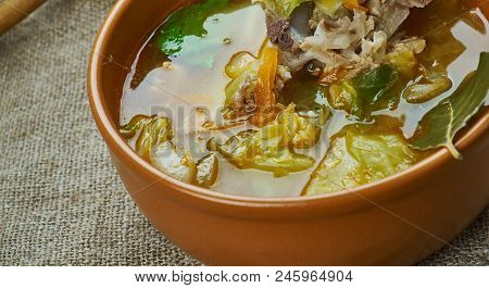 Kapusta - Belarusian Cabbage Soup , Close Up