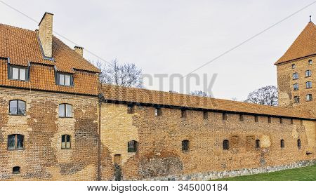 Malbork, Pomerania, Poland - January 2: Castle Of The Teutonic Order In Malbork - The Largest Castle