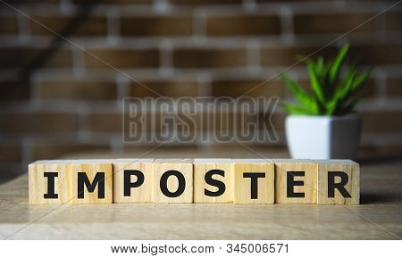 Impostor Syndrome, Mental Health Quotes, Words Typography View Lettering Concept