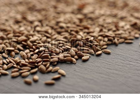 Raw Organic Flaxseeds.