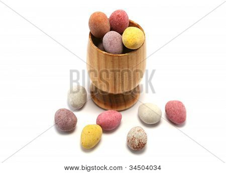 Hueveras de Pascua desde arriba