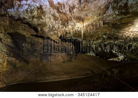 The  Prometheus Cave (also Kumistavi Cave) Near Tskaltubo In The Imereti Region, Georgia