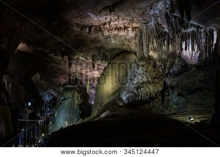 The  Prometheus Cave (also Kumistavi Cave) Near Tskaltubo In The Imereti Region, Georgia