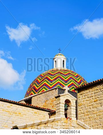 Cupola Of Chiesa Di San Paolo Apostolo Church In Olbia Reflex