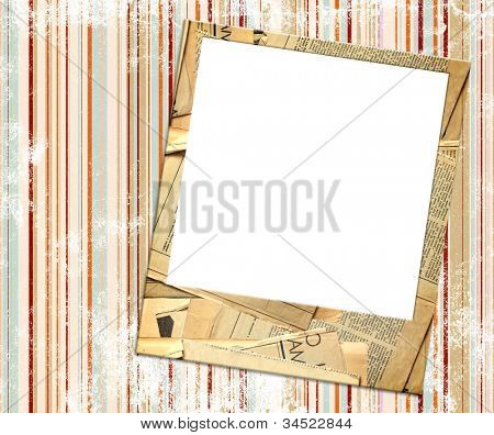 Grunge พื้นหลังกับรูปถ่ายเก่า ๆ