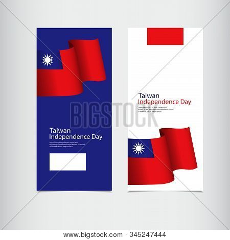 Taiwan Independence Day Celebration Vector Template Illustration