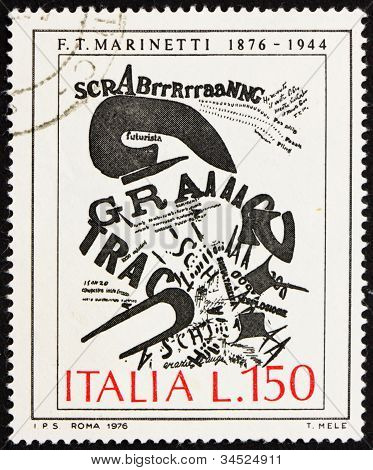 Postage stamp Italy 1976 The Gunner