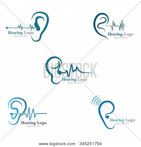 Hearing Logo And Symbol Template Vector Icon