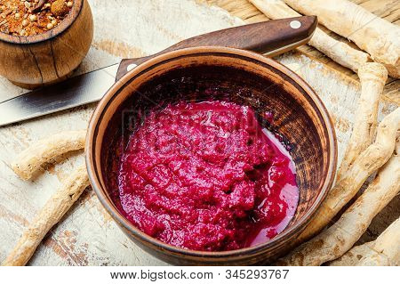 Horseradish Sauce In Bowl