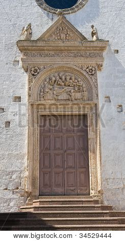 Kilise, Spirito Santo. Ostuni. Puglia. İtalya.