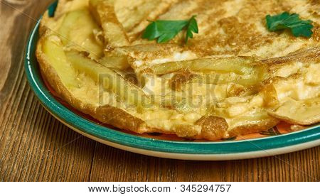 Chipsi Mayai, Chips And Eggs - Common Food Found In Tanzania, East Africa. Most Basic Form, Chipsi M