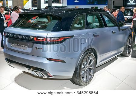 Frankfurt-september 19: Land Rover Range Rover Velar At The Frankfurt International Motor Show On Se