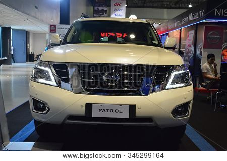 Pasay, Ph - Nov. 16: Nissan Patrol At Manila Auto Salon On November 16, 2019 In Smx Convention Cente