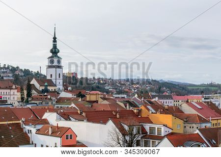 Gothic And Renaissance Basilica Saint Procopius In Trebic Monastery, Unesco Site, Czech Republic