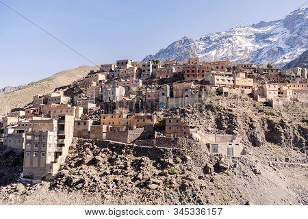 Amazing Berber Village Located In High Atlas Mountains, Morocco