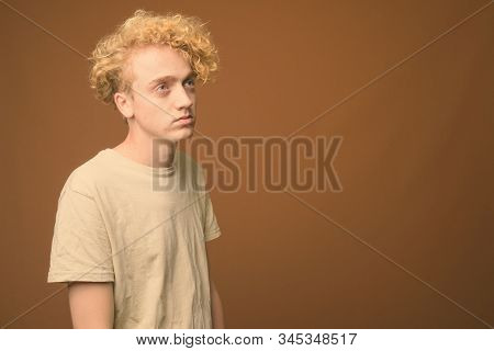 Skinny Young Man Curly Image & Photo (Free Trial) | Bigstock