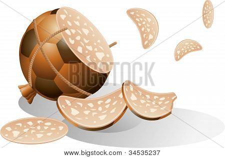 FuÃŸball-Wurst.