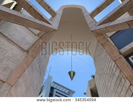 Tel Aviv, Israel - April 22,  2019: The Complex Of Buildings Of The Center For The Performing Arts I