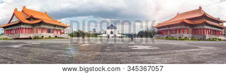 Taipei, Taiwan - January 11: Chiang Kai-shek Memorial Hall Opens Free Recreational Access For Citize
