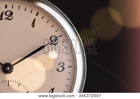 Time Passing Concept. Old Pocket Watch. Running Out Of Time And Urgency.