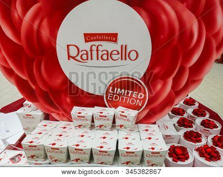 Delicious Italian Raffaello Chocolate Candy For Sale At Ashan Shopping Centre On December 25, 2019 I
