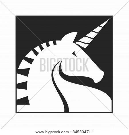 Superb Unicorn Logo Or Design In The Box