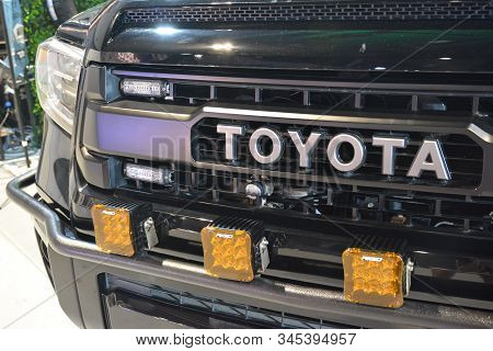 Pasay, Ph - Nov. 16: Toyota Tundra Pick Up At Manila Auto Salon On November 16, 2019 In Smx Conventi
