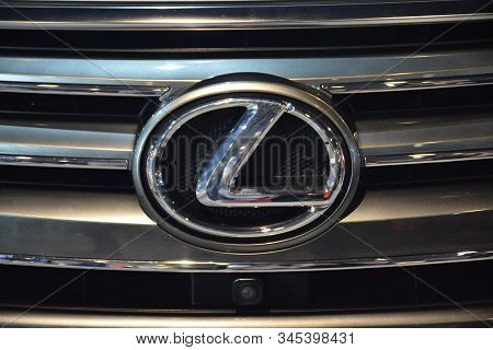 Pasay, Ph - Nov. 16: Lexus Lx 570 Suv Emblem At Manila Auto Salon On November 16, 2019 In Smx Conven