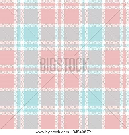Classic Modern Plaid Tartan Seamless Pattern