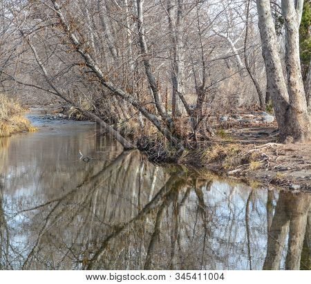 West Clear Creek In Camp Verde, Yavapai County, Arizona Usa