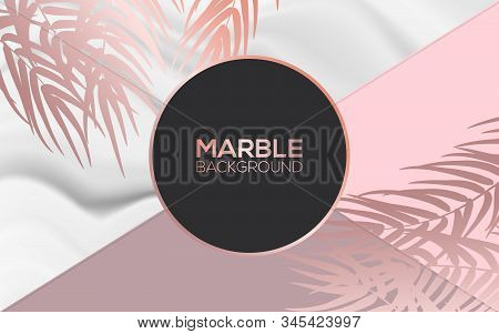 Pink Gold Marble Background