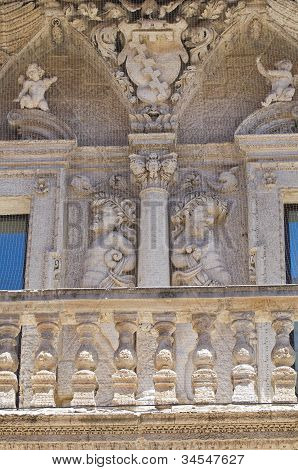 Della Marra palace. Barletta. Puglia. Italien.