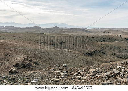 Desert Agafay Landscape, South Of Marrakech, Morocco