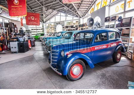 Vinnytsa, Ukraine, June 2016: Cars In Retro Museum 