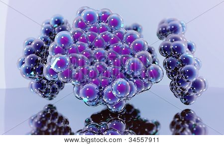 Atomaire structuur van cytochroom molecuul