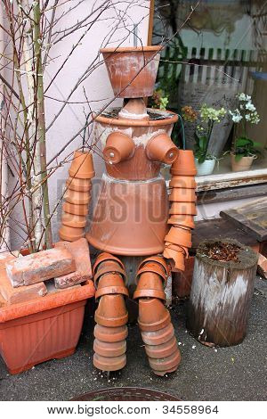 flowerpot lady