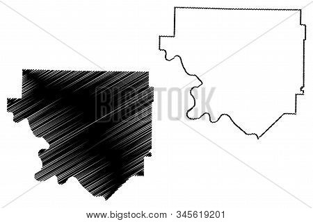 Izard County, Arkansas (u.s. County, United States Of America,usa, U.s., Us) Map Vector Illustration
