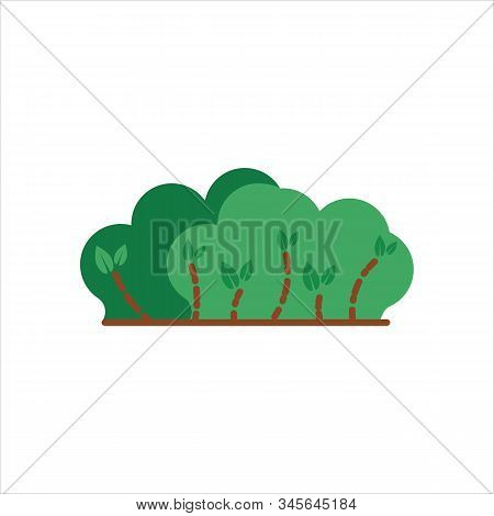 Tree Icon. Vector Illustration On A White Background. Element For Ecology Or Nature Logo.