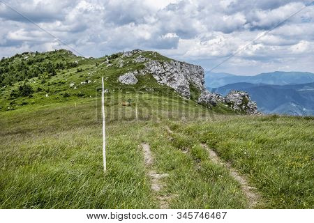 Big Fatra Mountains, Slovak Republic. Seasonal Natural Scene. Travel Destination. Hiking Theme.