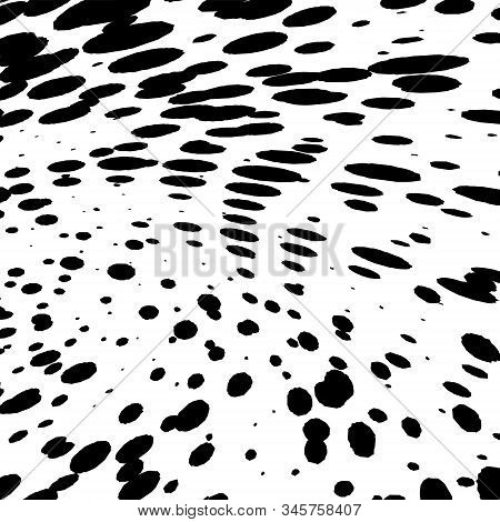 Halftone Wave Dots Overlay Digonal Texture For Your Design. Grunge Distressed Artistic Background. E