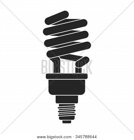 Iight Bulb Vector Icon.black Vector Icon Isolated On White Background Light Bulb.