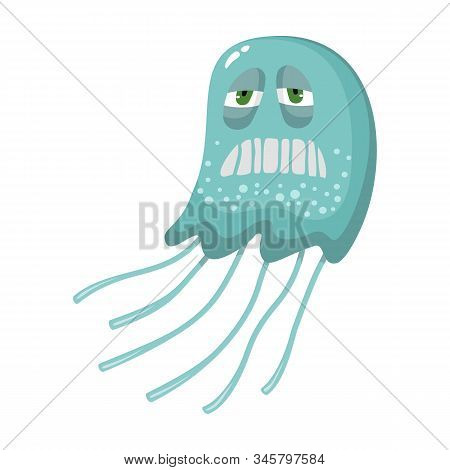 Bacteria Of Virus Vector Icon.cartoon Vector Icon Isolated On White Background Bacteria Of Virus .