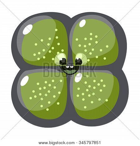 Germ Of Bacteria Vector Icon.cartoon Vector Icon Isolated On White Background Germ Of Bacteria.