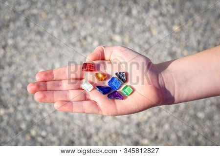 Rockhounding Showing A Colorful Stones On Day Light. Image From Gem Mining Vacations With Children.