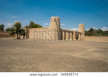 Al Jahili Fort In Al Ain In The Emirate Of Abu Dhabi, Uae