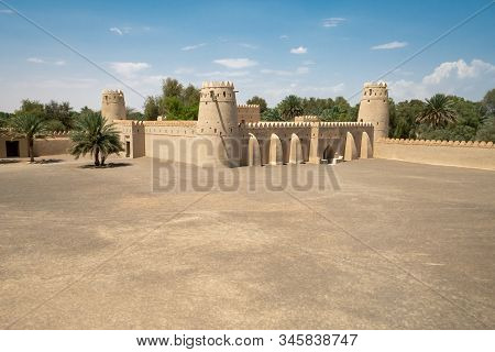 Al Jahili Fort In Al Ain In The Emirate Of Abu Dhabi, Uae