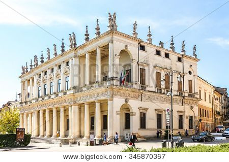 Vicenza, Italy - Circa September 2018. City Museum (palazzo Chiericati) Of Vicenza.