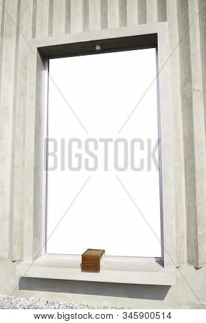 Exterior Design Loft Building In Summer Day, Stock Photo