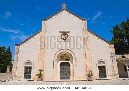Madonna della Scala Abbey. Noci. Puglia. Italien.