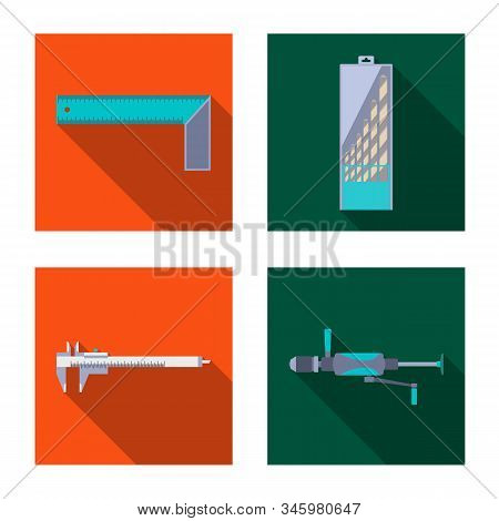 Isolated Object Of Renovation And Household Sign. Collection Of Renovation And Handicraft Vector Ico